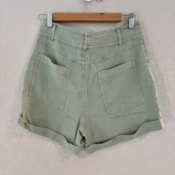 Anthropologie cloth & stone high-rise cargo shorts - Picture 5 of 6